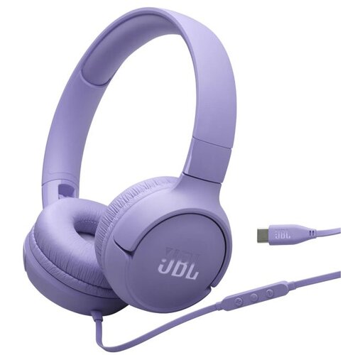 JBL Tune 520 USB-C žične slušalke, vijolične Cene
