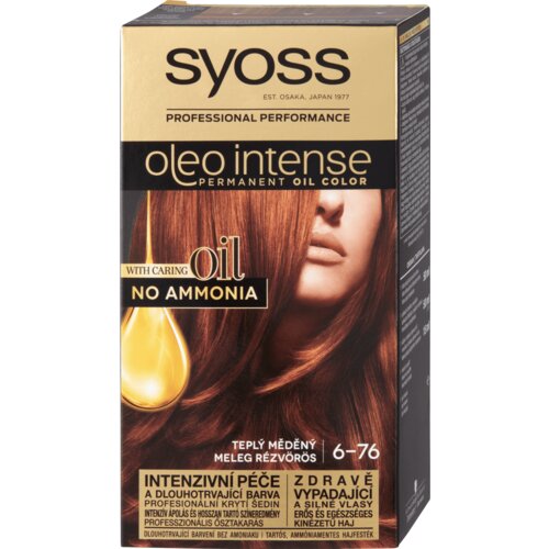 Syoss oleo Intense Farba za kosu, Warm Copper 6-76 Cene