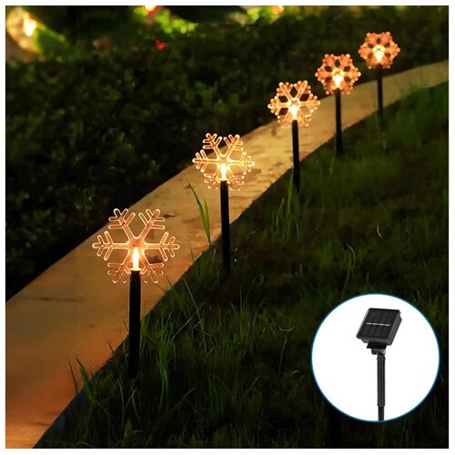 Aigostar led solarna božićna svetiljka LED/0,054W/1,2V 1m IP65 topla bela Cene