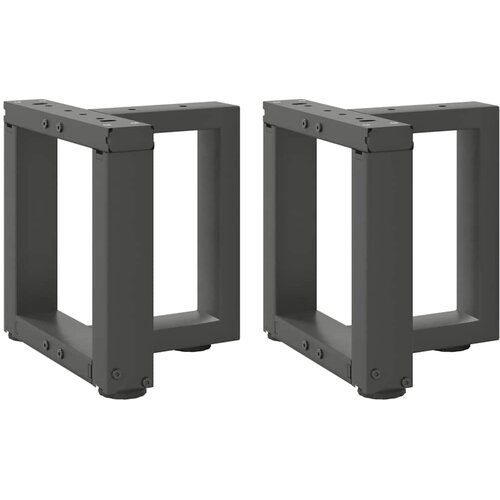  Noge za klub stolić T-oblika 2 kom antracit 30x25x(30-31) cm čelik Cene