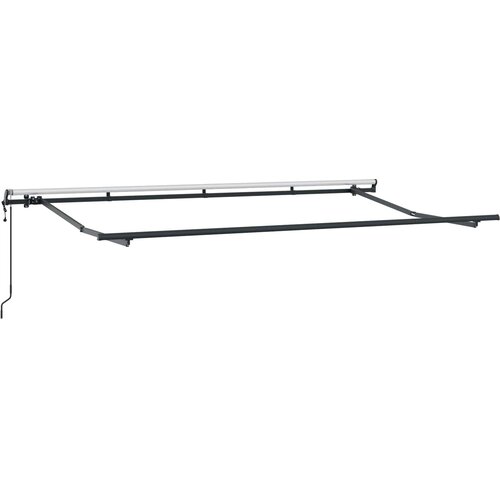  Povlačivi tende Antracit 350 x 200 cm tkanina Slike