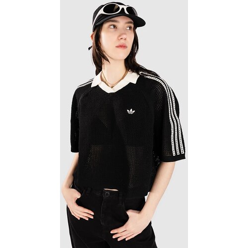 Adidas Crochet Polo majica black Cene