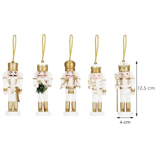 Set Božićnih ukrasa Orašara od 12,5 cm - 5 komada Cene