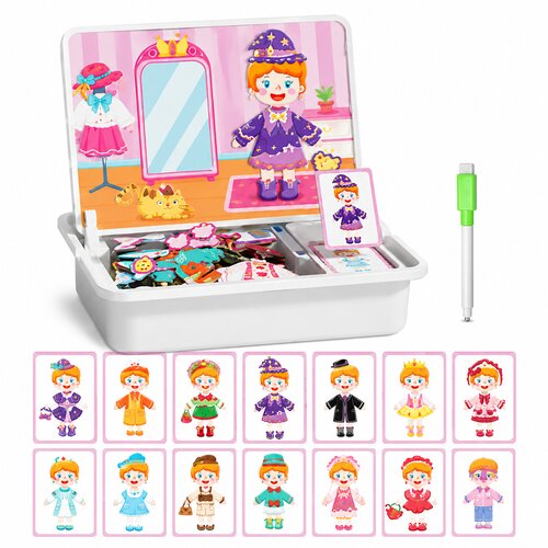 Jojoy Magnetni gradniki za otroke, izobraževalna STEM igrača, veliki varni deli | PUZZMAG Princesa, (5000359616) Cene