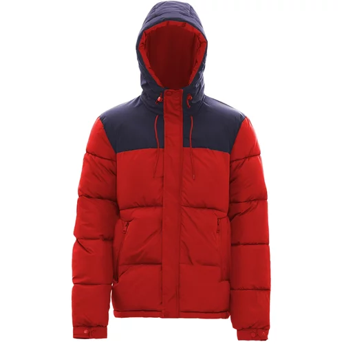MO Zimska jakna marine / ognjeno rdeča