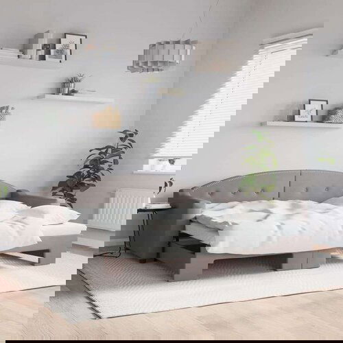  Izvlečna dnevna postelja taupe 90x200 cm blago, (20929938) Slike