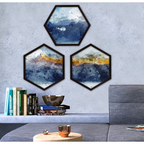 Wallity Uokvirena slika 6GEN549919111, 35x35 cm, 3 dijela Cijene