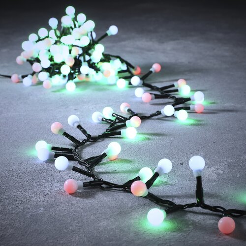 LUCA LIGHTING Kerstboomverlichting groen met 550 LED's multicolor 14m IP44 - Comet Cene