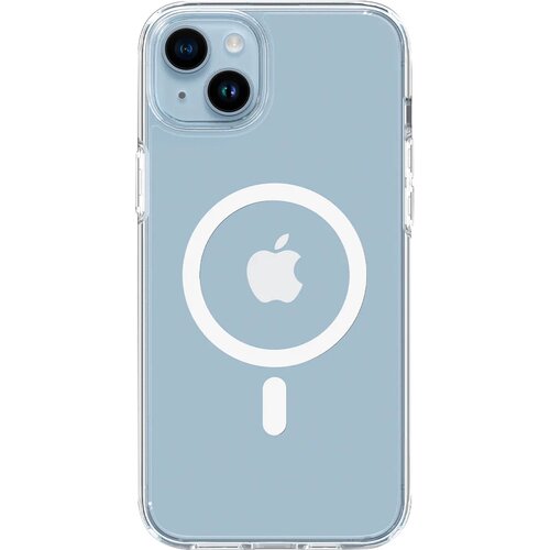 Spigen Ovitek za iPhone 14 Plus iz dveh materialov, odporen proti udarcem, združljiv z MagSafe, Ultra Hybrid MagFit - bel, (20713952) Slike