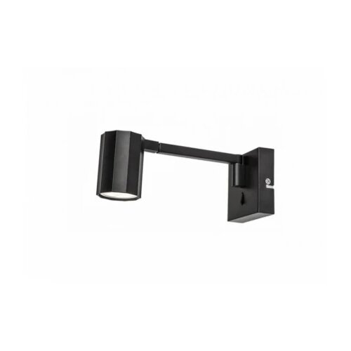 Rabalux Rabalux Zidna lampa Karter GU10 1X MAX 5W mat crno (73027) Slike