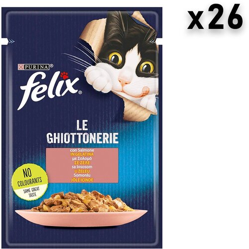 Felix sos za mačke, losos, 26x85g Slike
