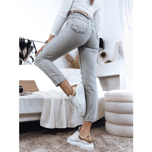 DStreet Women's jeans LORENT light gray Slike
