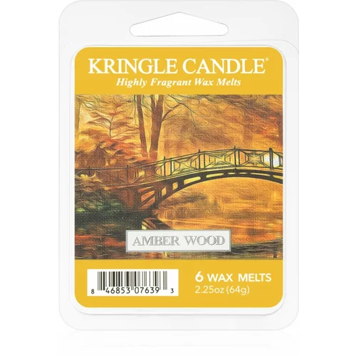 Kringle Candle Amber Wood vosak za aroma lampu 64 g