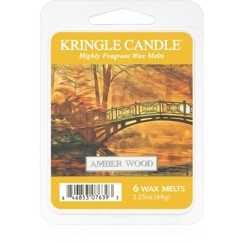 Kringle Candle Amber Wood vosek za aroma lučko 64 g Cene