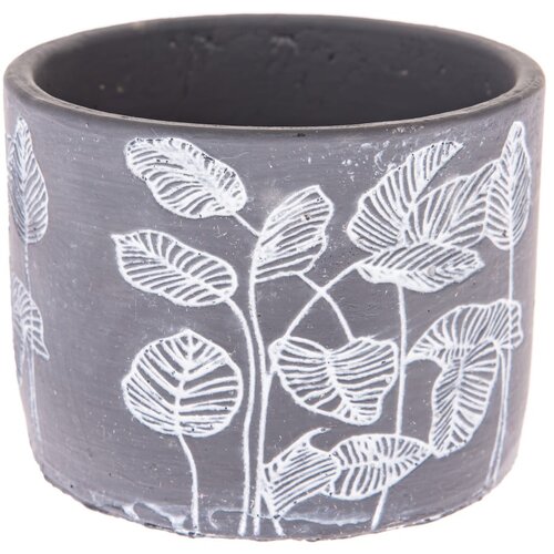 Dakls Siva betonska tegla za cvijeće na metalnom stalku Flowery, &amp;oslash; 13,5 cm Slike