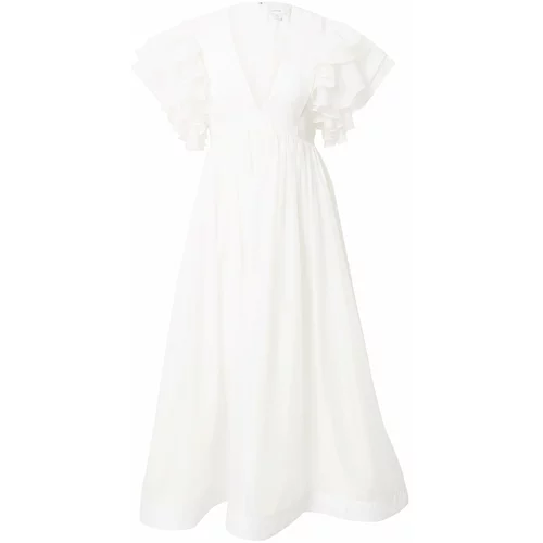 Coast Haljina 'Ivory Mega Ruffle Full Skirted Dress' prljavo bijela