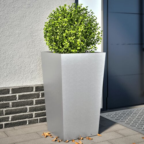 vidaXL Vrtno korito 2 kosa 45x45x75 cm pocinkano jeklo Cene