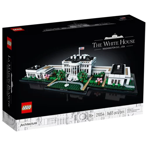Bela LEGO kocke Architecture 21054 Bela hiša