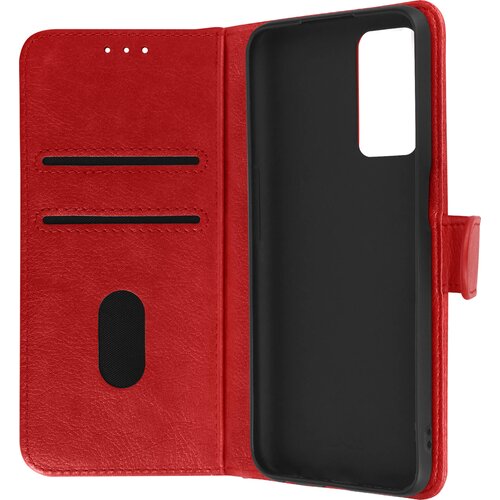 AVIZAR Folio Case Oppo A16 / A16s z držalom za kartico - rdeca, (20616432) Cene