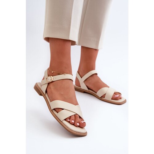 S. BARSKI Flat Women's Sandals Made of Eco Leather S.Barski Cene