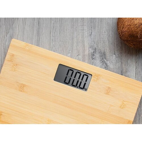 Cecotec osobna vaga digitalna, bambus podloga, Surface Precision 9300 Healthy Slike