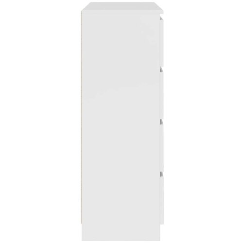  Komoda bijela 100x35x99 cm od konstruiranog drva Slike
