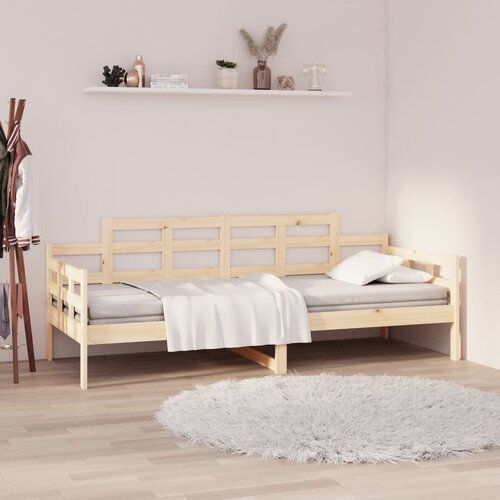 The Living Store Dnevna postelja trdna borovina 80x200 cm - Dnevna Postelja, (21508796) Slike