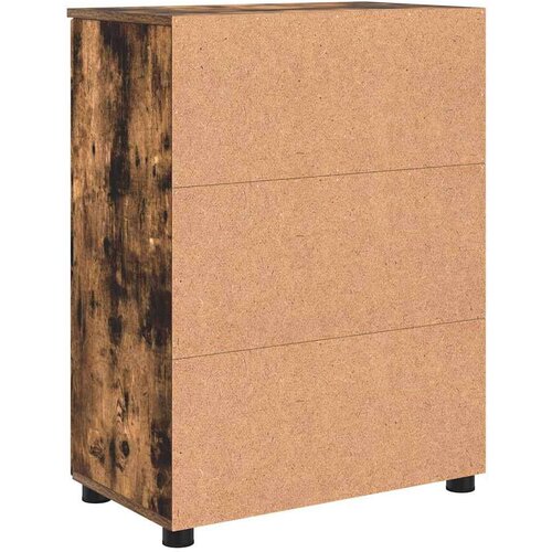 VidaXL Kupaonski ormar s policom Dimljeni hrast 60 x 35 x 80 cm Slike