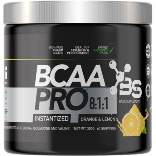 Basic Supplements BCAA PRO 8:1:1 / 300GR - Orange & Lemon Cijene