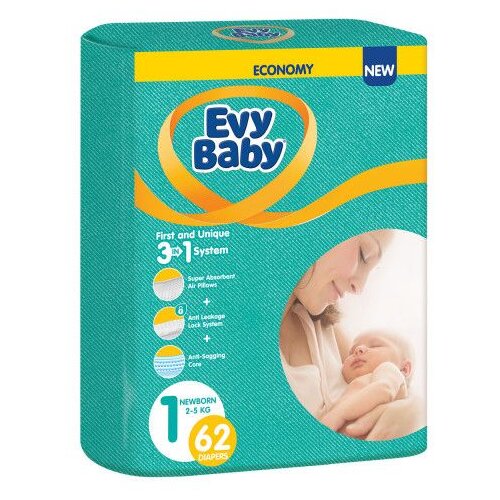 Evy Baby jednokratne pelene 3 u 1 sistem Twin Cene