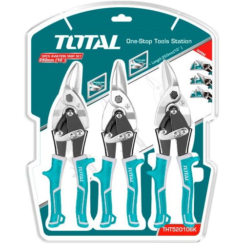Total 3-dijelni set škara za lim 250mm (THT520106K) Cijene