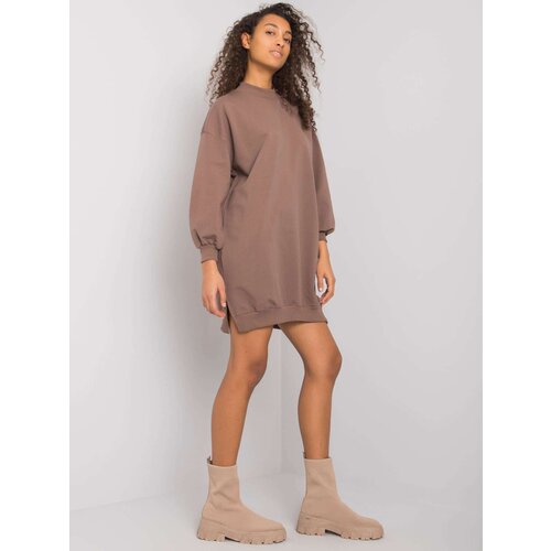 RUE PARIS Dress-RV-SK-7207.03-brown Slike
