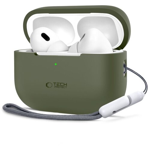 TECH-PROTECT SILIKONSKI OVITEK ZA APPLE AIRPODS PRO 1 / 2 OLIVE GREEN, (22006337) Cene