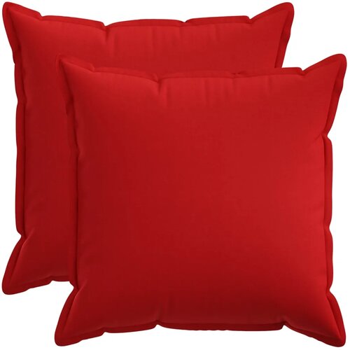  Presvlaka za jastuk 2 kom. HOUTEN Crvena 70 x 70 cm Umjetni lan - Crvena 70 x 70 cm 2 Cene