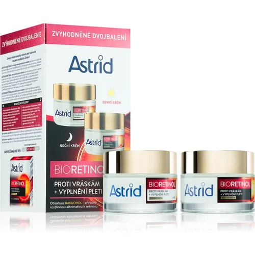 Astrid Bioretinol poklon set protiv bora za žene 2x50 ml