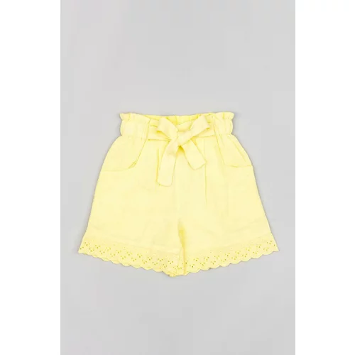 Zippy Otroške kratke hlače rumena barva