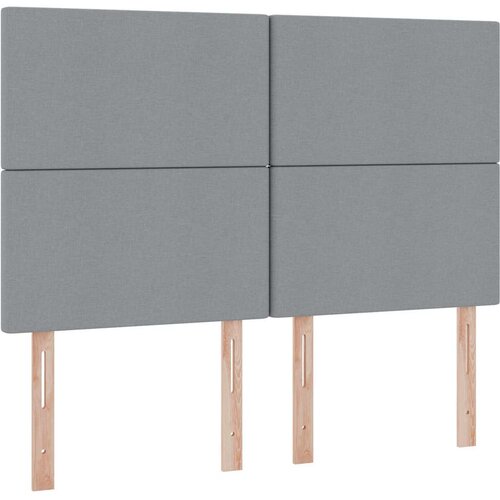  Krevet s madracem i skladi&amp;scaron;tem Svijetlo siva 140 x 200 cm Svjetlosiva Slike