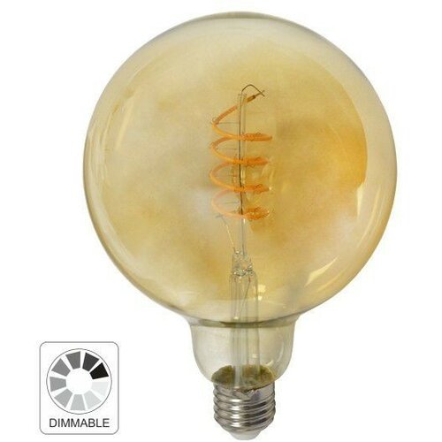Mitea Lighting E27 4W G125 2200K filament amber led flex dimabilna sijalica 230V 300lm Slike