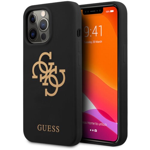  Maska guess hc silicone 4G za iphone 13 pro max (6.7) crna Cene