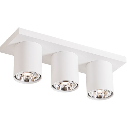 QAZQA Moderni stropni reflektor bel 3-light - Tubo Cene
