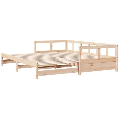  Dnevni krevet bez madraca 90 x 190 cm od masivne borovine Slike