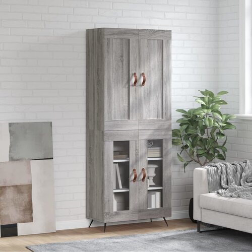  Visoka komoda siva sonome 69,5x34x180 cm od konstruiranog drva Cijene