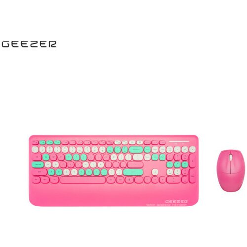 Geezer wl retro set tastatura i miš Cene