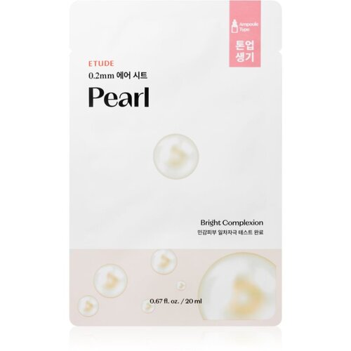ETUDE 0.2 Therapy Air Mask Pearl revitalizacijska tekstilna maska z revitalizacijskim učinkom 20 ml Cene