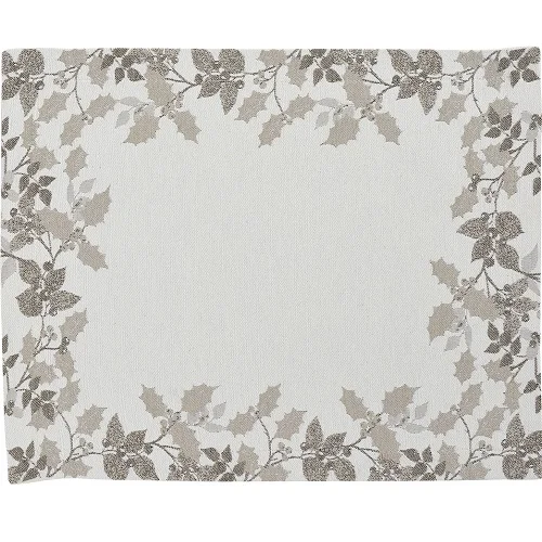  NADSTOLNJAK HOLLY LEAVES 35*50 19-BEIGE