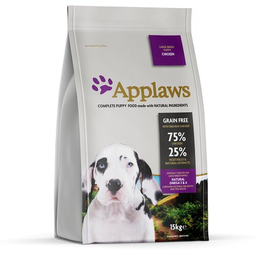 Applaws Puppy piščanec velike pasme - Varčno pakiranje: 2 x 15 kg Cene