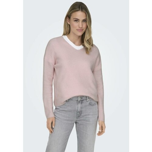 Only ONLCAMILLA V-NECK Ružičasta Slike