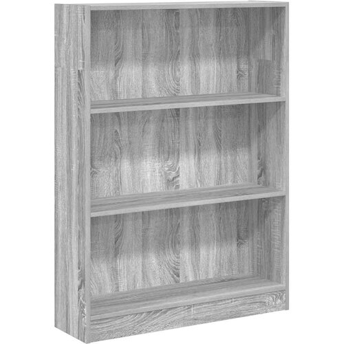  Regal za knjige boja hrasta 80x24x109 cm konstruirano drvo Slike