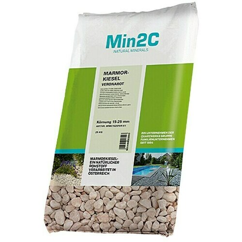 Min2C ukrasni kamenčići (verona crvene boje, granulacija: 15 mm - 25 mm, 25 kg) Slike