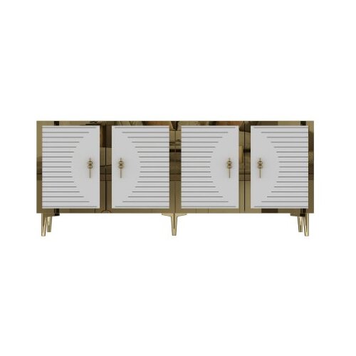 Hanah home komoda tuna 180 sapphire oak white gold Slike